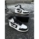 Кроссовки высокие Nike Air Jordan 1 (white / black)