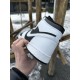 Кроссовки высокие Nike Air Jordan 1 (white / black)