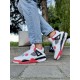 Кроссовки Nike Air Jordan Retro 4 (Белые с красным)