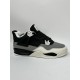 Зимние кроссовки Nike Air Jordan 4 Retro (black / gray / white)