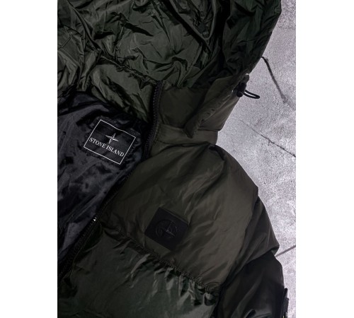 Куртка мужская зимняя черная Stone Island