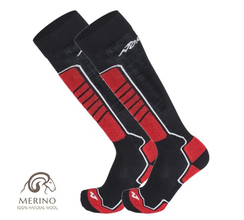 Шкарпетки гірськолижні Nordica All Mountain 2 Packs (2 пари) L 43-46 black/red (10928-3009L17-46)