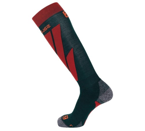 Шкарпетки гірськолижні Salomon S/ACCESS green gables/valiant poppy (LC124910056)