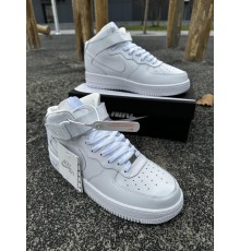 Зимние кроссовки Nike Air Force ЛИЦЕНЗИЯ (white)