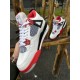 Зимние кроссовки Nike Air Jordan 4 Retro ЛІЦЕНЗІЯ (white / red)