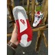 Зимние кроссовки Nike Air Jordan 4 Retro ЛІЦЕНЗІЯ (white / red)