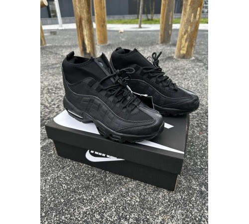 Термо кроссовки Nike Air Max 95 Sneakerboot черные