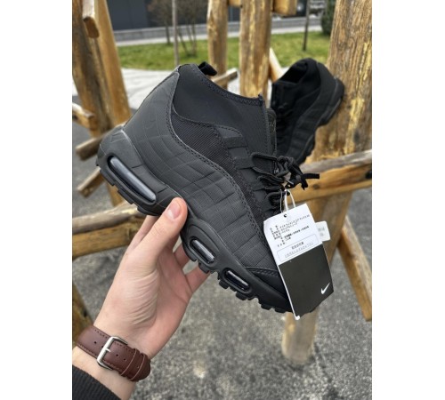 Термо кроссовки Nike Air Max 95 Sneakerboot черные