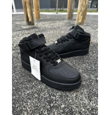 Зимние кроссовки Nike Air Force ЛИЦЕНЗИЯ (black)