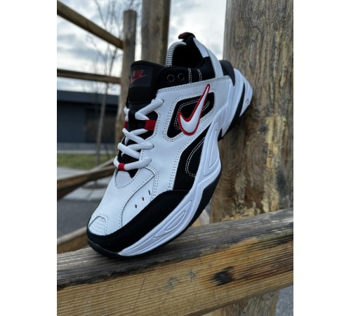 Кроссовки зимние с флисом Nike M2K Monarch (white & red)