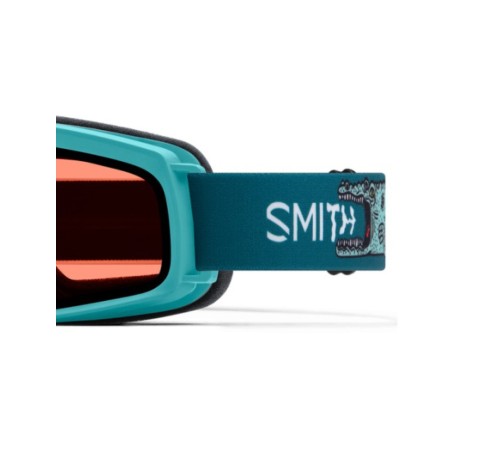 Маска гірськолижна для юніорів Smith Rascal Small Fit Cat.S2 blue Peacock Alligators (M00678-2WW)