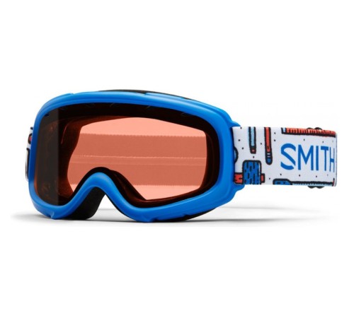 Маска гірськолижна для юніорів Smith Gambler Small-Medium Fit Cat.S2 Flash Faces (M00635-260)