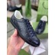 Кроссовки Gucci Ace с тиснением GG черные ob385