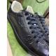 Кроссовки Gucci Ace с тиснением GG черные ob385