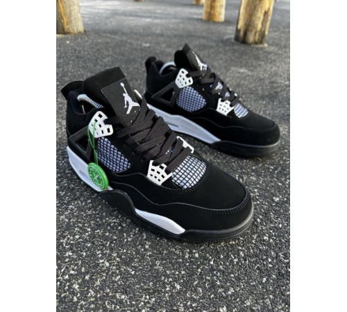 Кроссовки Nike SB Air Jordan Retro 4 (black / white)