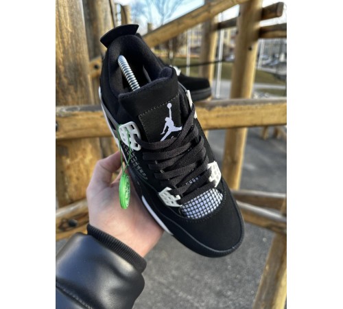 Кроссовки Nike SB Air Jordan Retro 4 (black / white)