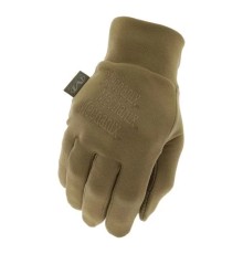 Рукавички тактичні зимові mechanix "coldwork ™ base layer coyote gloves" койот