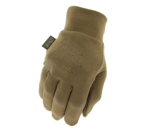 Рукавички тактичні зимові mechanix "coldwork ™ base layer coyote gloves" койот