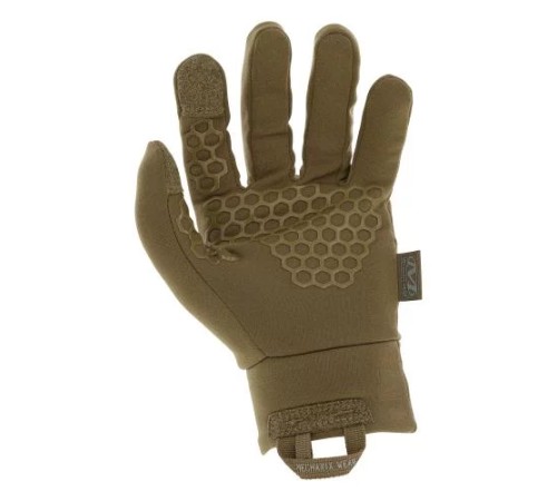 Рукавички тактичні зимові mechanix "coldwork ™ base layer coyote gloves" койот