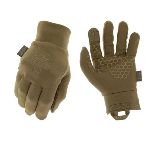 Рукавички тактичні зимові mechanix "coldwork ™ base layer coyote gloves" койот