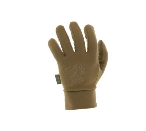 Рукавички тактичні зимові mechanix "coldwork ™ base layer coyote gloves" койот