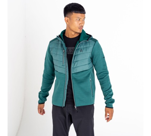 Кофта чоловіча Dare2b Narrative II Full Zip Sweater Green/Marl (DMA491-WLN)