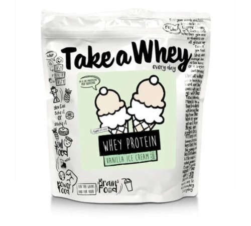 Take-a-whey whey protein 907 г протеин (ванильное мороженое)