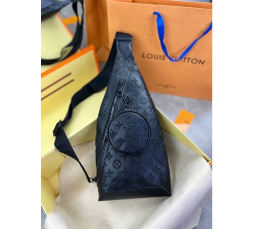 Нагрудная черная сумка Louis Vuitton Monogram c786