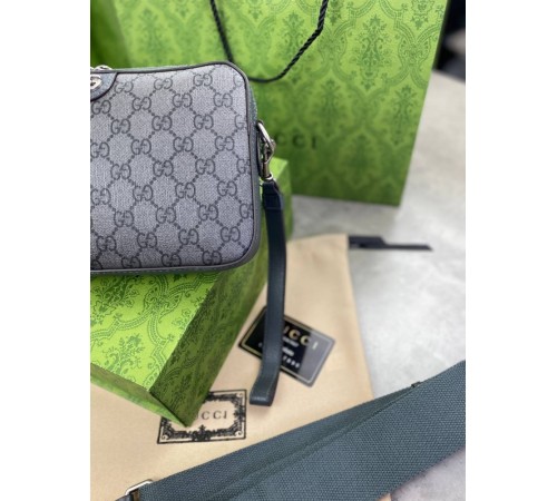 Кросс-боди Gucci Ophidia GG Supreme gray серая c781