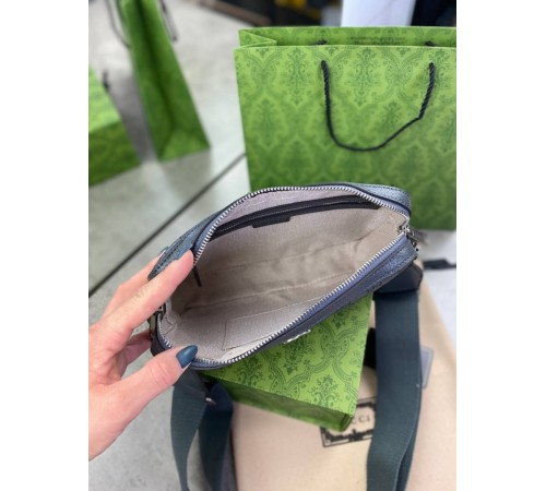 Кросс-боди Gucci Ophidia GG Supreme gray серая c781