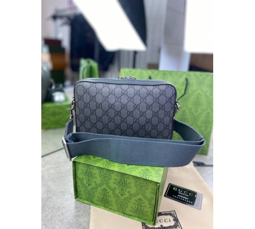 Кросс-боди Gucci Ophidia GG Supreme gray серая c781