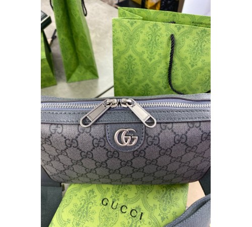 Кросс-боди Gucci Ophidia GG Supreme gray серая c781