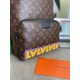 Рюкзак коричневый Louis Vuitton Discovery PM Monogram Rubber Limited Edition c772