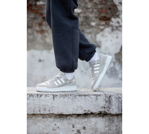 Жіночі кросівки Adidas Forum 84 Low gray white