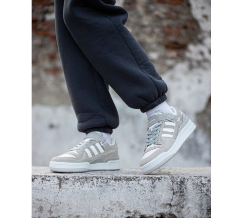 Жіночі кросівки Adidas Forum 84 Low gray white