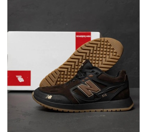 Кросівки шкіряні  New Balance коричневі