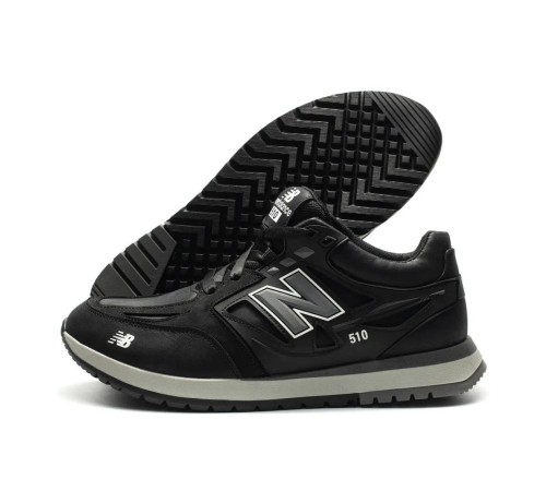 Кросівки шкіряні  New Balance чорні