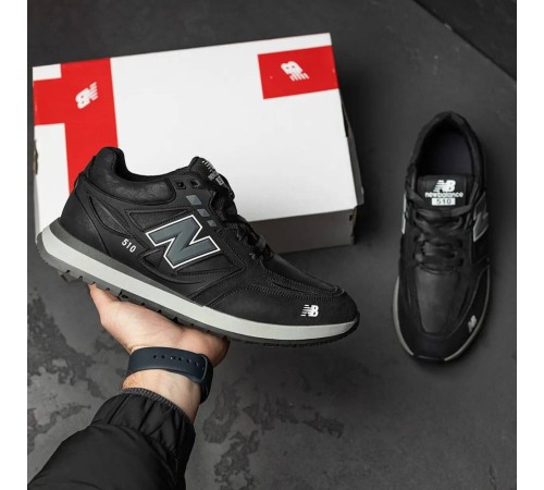 Кросівки шкіряні  New Balance чорні