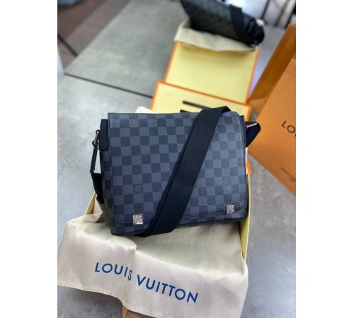 Мессенджер серый Louis Vuitton Damier Graphite c783