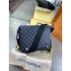 Мессенджер серый Louis Vuitton Damier Graphite c783