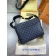 Мессенджер серый Louis Vuitton Damier Graphite c783