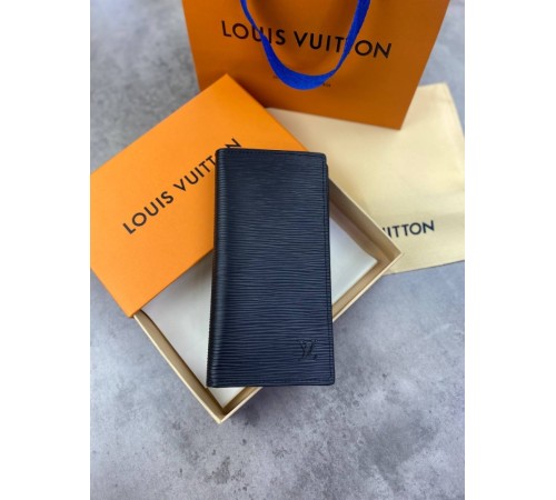 Бумажник Louis Vuitton Epi без молнии черный k320