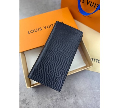 Бумажник Louis Vuitton Epi без молнии черный k320