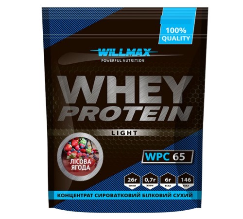 Whey Protein 65% 1 кг протеин (лесная ягода)