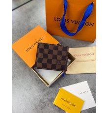 Бумажник Louis Vuitton коричневый k309