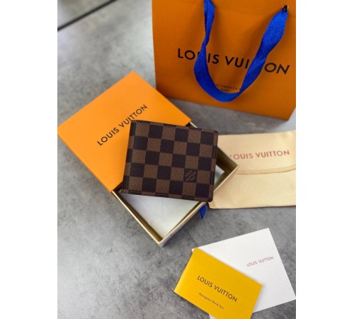 Бумажник Louis Vuitton коричневый k309