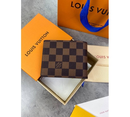 Бумажник Louis Vuitton коричневый k309