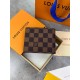 Бумажник Louis Vuitton коричневый k309