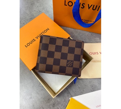 Бумажник Louis Vuitton коричневый k309