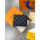 Бумажник серый Louis Vuitton Damier Graphite k311